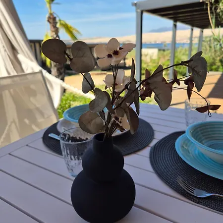 Luxury Mobile Home Moonwalk Terra Park Spiritos, Pag Island , Kolan, Novalja Exterior photo